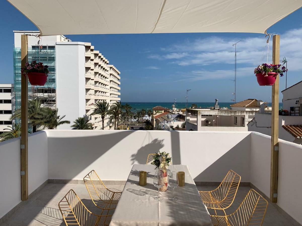 托雷莫利诺斯Lujoso Duplex En La Playa Con Vistas Al Mar公寓 外观 照片