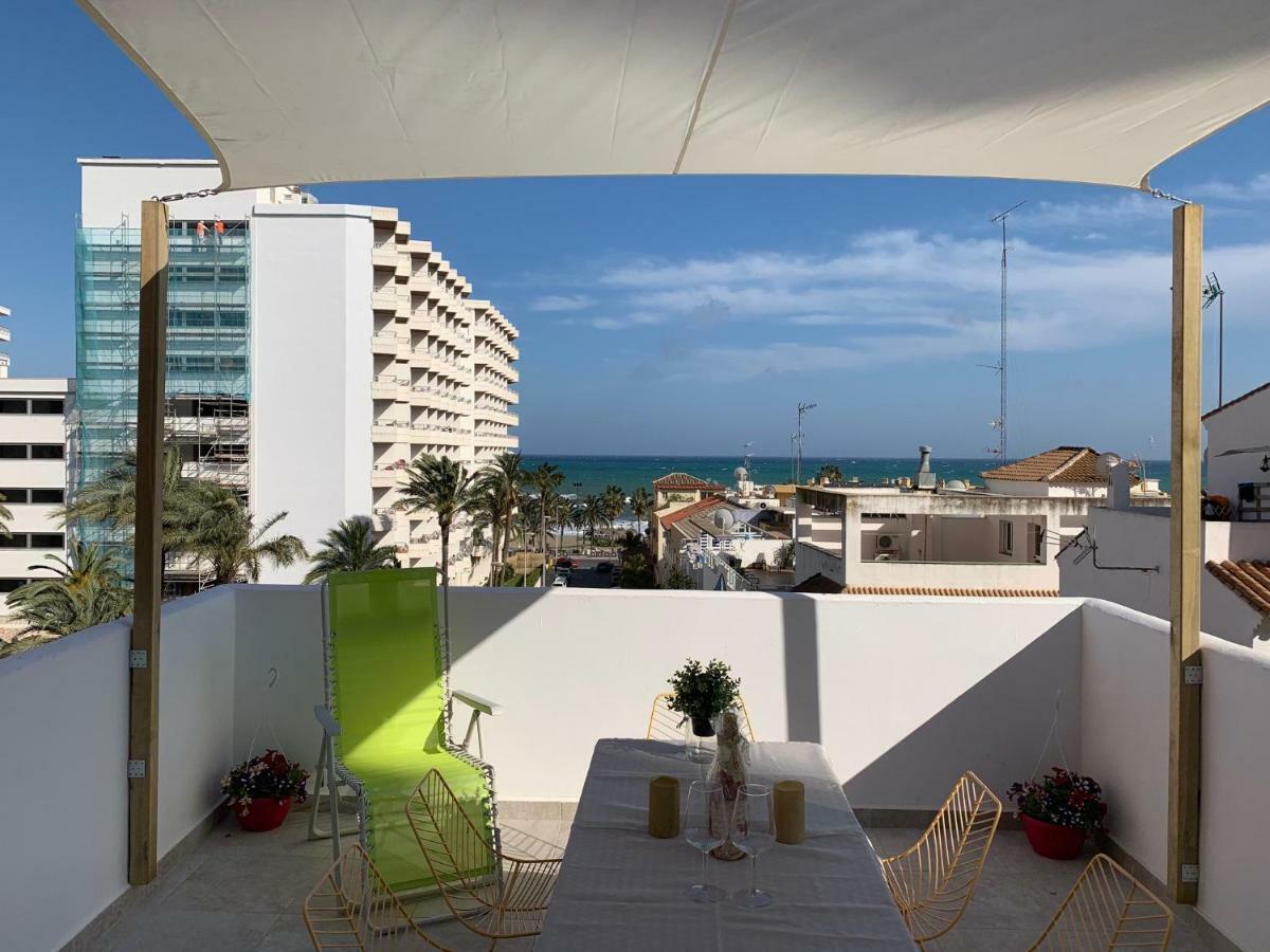 托雷莫利诺斯Lujoso Duplex En La Playa Con Vistas Al Mar公寓 外观 照片